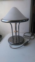Art deco / vintage Italian mood lamp 37cmm high --- thick glass cover