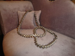 Italian design silver necklace