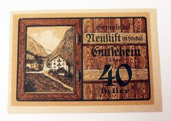 Régi utalvány 1920. Ausztria 1.5