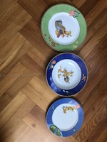 Wonderful felix bunny kid plate set thomas rosenthal porcelain
