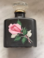 Tündéri porcelán rózsás parfüm tartó.