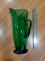 Régi zöld üveg kancsó