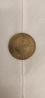 25 rubel (1876. Aleksandr II. Arany érme 32.3 mm aranyozott pereme recés pontos másolat)