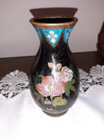 Fire enamel vase