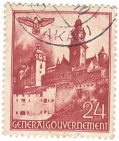 Lengyelország német megszálása a II.VH-ban forgalmi bélyegek 1940