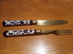 Zolnay with porcelain handle? Knife and fork
