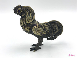 Gall rooster, bronze statue, small sculpture. It was made in the first half of the twentieth century.
