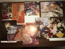 Postatiszta képeslapok - festmények