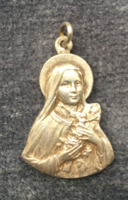 Szent Terézia antik medál