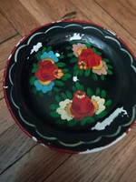 Szép virágos Gránit fali tányér