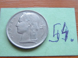 Belgium belgie 5 franc 1948 copper nickel 54.