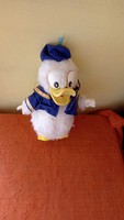 Retro donald plush duck figurine