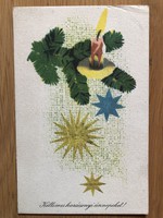 Aranyos Karácsonyi képeslap -  Darvas Árpád  rajz