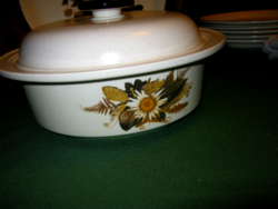 Staffordshire bowl with lid