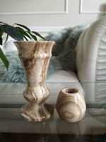 Onix vázák 14 x 7.5 cm, 6 x 6 cm