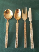 Webber and hill, continental gold plate gilded, English cutlery. Rare!