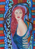 B.Tóth Irisz-ABSZTRAKT festmény 45x32cm KIÁRUSÍTÁS, CSAK MA!!!!!