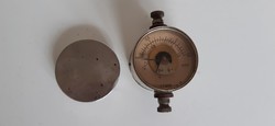 Régi antik zseb ampermérő műszer.
