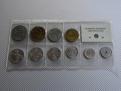 1985 fóliás forgalmi sor UNC érmékkel /4