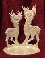 Deer home altar - high fire ceramic sculpture