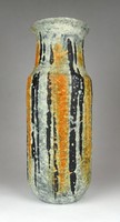 1G341 Régi hibátlan Gorka Lívia kerámia váza 29.5 cm