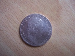 1 Florin - Gulden 1865 A   ritka verdejel
