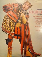 2 pcs verdi rigoletto vinyl record - midcentury / retro, italian vinyl edition
