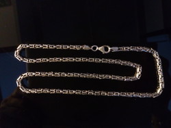 Silver necklace, king chain 33 gr.