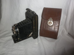 Antik német voitlander harmonikás fényképezőgép