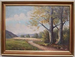 Decorative large landscape oil painting