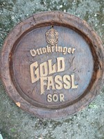 Gold Fassl sör Retro kocsmai dekoráció
