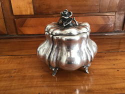 Old silver sugar box 430g.