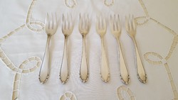 Bmf 90 silver-plated cake fork 6pcs.