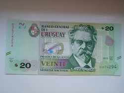 Uruguay 20 pesos uruguayos 2016 unc