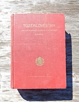 Tüzérlövéstan Ludovika akadémia számára 1937-es könyv