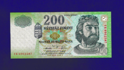 2006-os, 200 forint-os UNC bankjegy - "FB"
