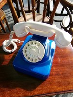 Tárcsás bakelit telefon szines,kék,sárga retro
