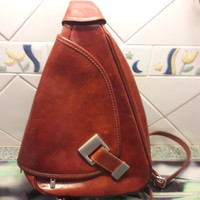 Igazi Olasz minőségi, bőr női hátizsák - Vera Pelle - női táska