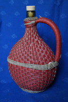 Demison - wicker wine bottle.