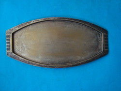 Silver-plated art-deco tray with argentor mark