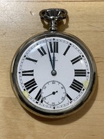 About 1 forint! Steel case omega pocket watch with roman numerals.