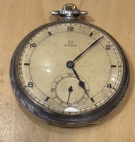 About 1 forint! Art deco omega silver pocket watch in collector's condition!