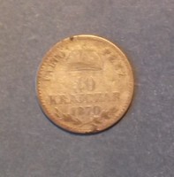 10 Krajcár 1870 approx