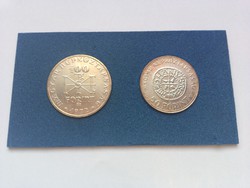 1972. István I. 50-100 forints - silver pair