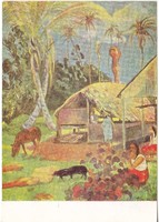 Postcard / painting by paul gauguin /