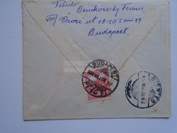 D185259  Bélyeges boríték   Budapest   1931  -Szentes  - Vecseri István ügyvéd úrnak címezve