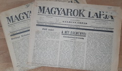 MAGYAROK LAPJA   2 DB   1936  - 37