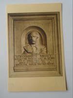 D185246 budapest, gracious-piarist grammar school -1932 mihályörösmarty marble relief