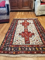 Wonderful hand-knotted kelim sumum rug! 95 X 150 cm