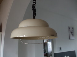 Craftsman György Radnóti designed retro opteam ceiling lamp